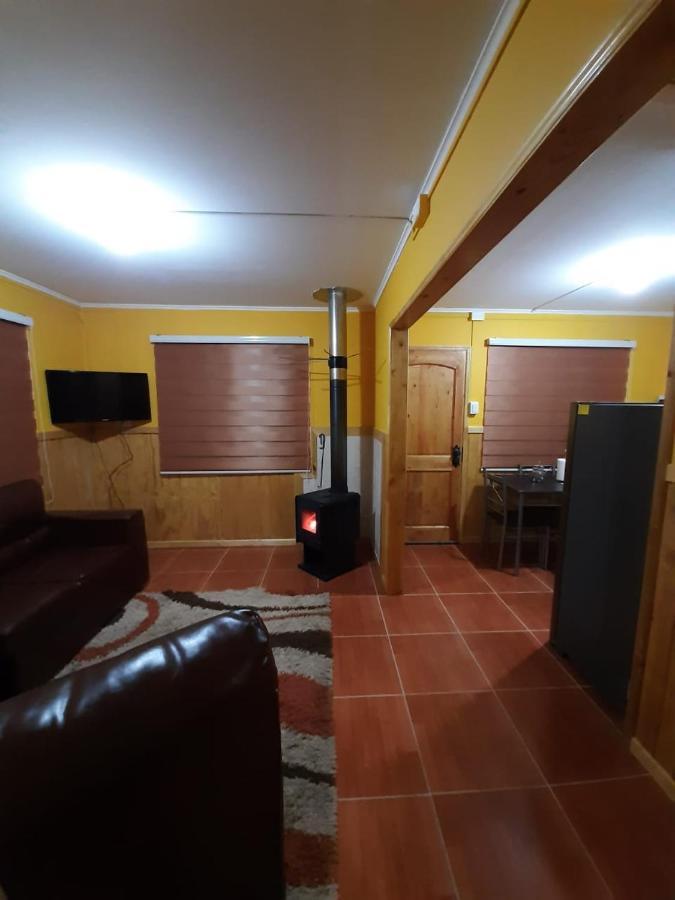 Cabana Cavernas Austral Puerto Sanchez Villa Luaran gambar