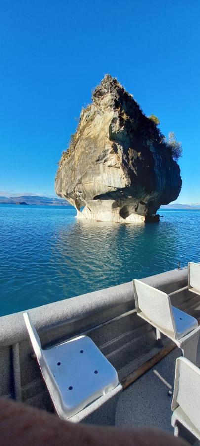 Cabana Cavernas Austral Puerto Sanchez Villa Luaran gambar